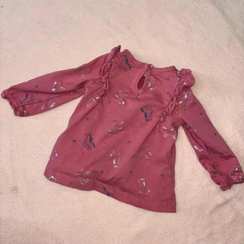 Baby Girl’s Unicorn 3 Piece Bundle Pink Floral Unicorn - 6 Months